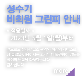 성수기비회원그린피안내